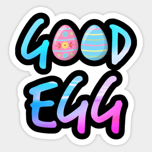 Good Egg neon text Sticker
